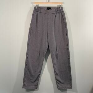 Kotn Men Railroad Striped Cotton Twill Relaxed Straight Leg Field Pants Size M